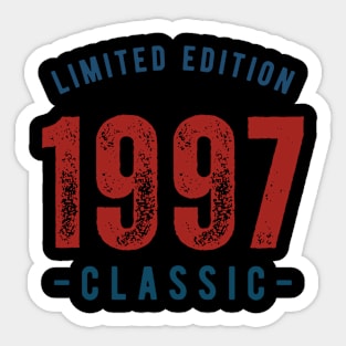 Limited Edition Classic 1997 Sticker